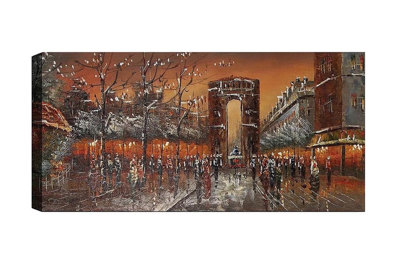 CANVASTAVLA YTY Cities & Countries Flerfärgad 120x50 cm - Inredning & dekor - Tavlor & konst - Canvastavla