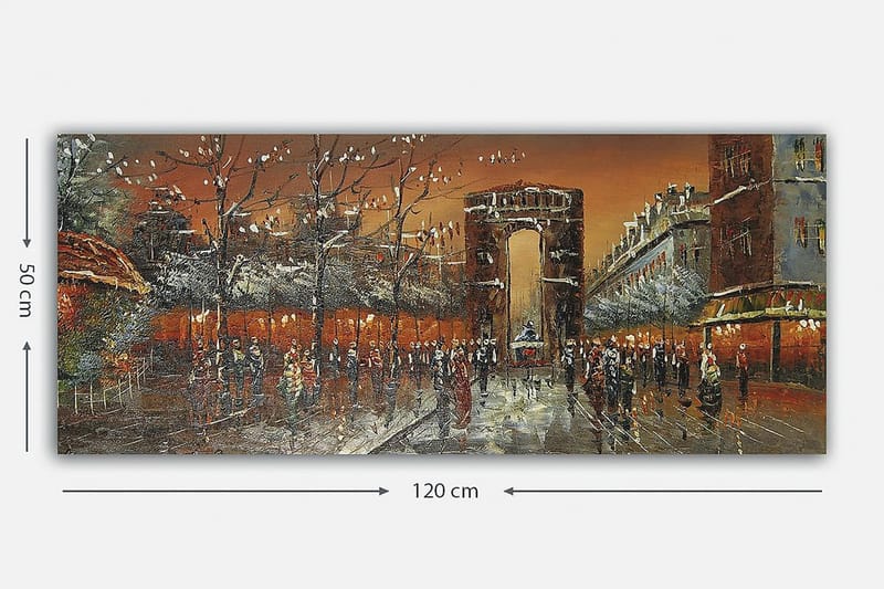 CANVASTAVLA YTY Cities & Countries Flerfärgad 120x50 cm - Inredning & dekor - Tavlor & konst - Canvastavla