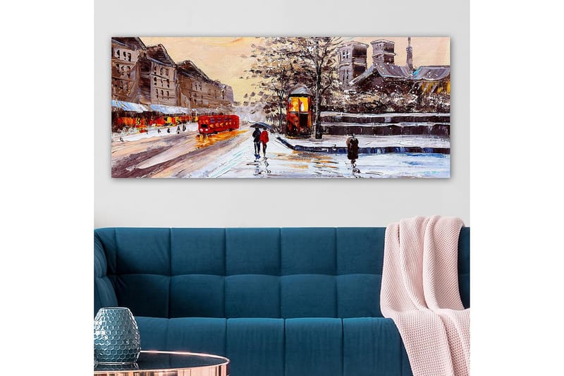 CANVASTAVLA YTY Cities & Countries Flerfärgad 120x50 cm - Inredning & dekor - Tavlor & konst - Canvastavla