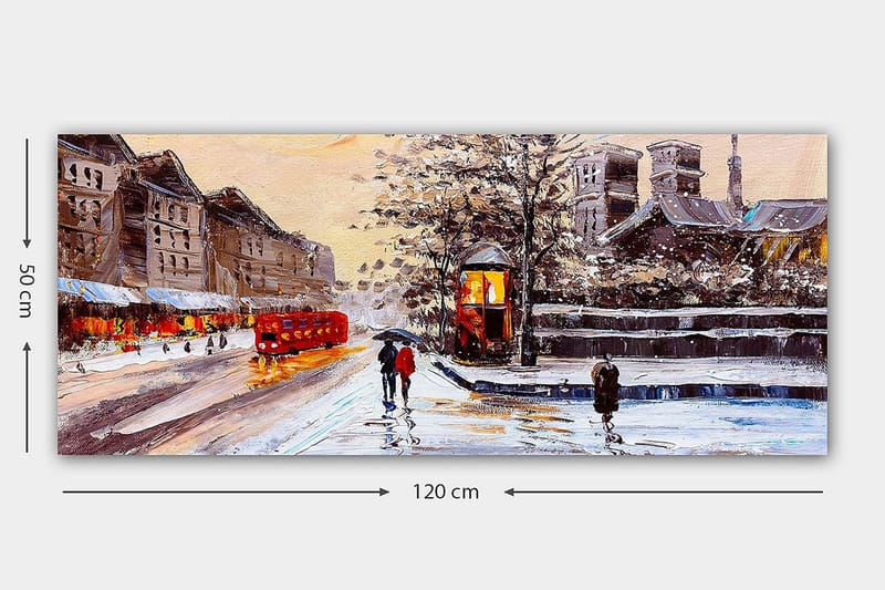 CANVASTAVLA YTY Cities & Countries Flerfärgad 120x50 cm - Inredning & dekor - Tavlor & konst - Canvastavla
