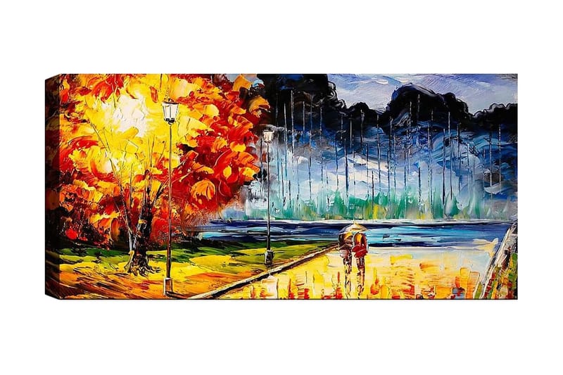 CANVASTAVLA YTY Cities & Countries Flerfärgad 120x50 cm - Inredning & dekor - Tavlor & konst - Canvastavla