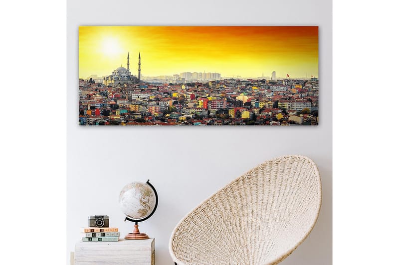 CANVASTAVLA YTY Cities & Countries Flerfärgad 120x50 cm - Inredning & dekor - Tavlor & konst - Canvastavla