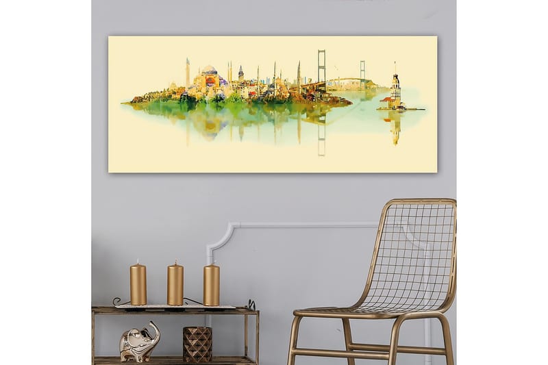 CANVASTAVLA YTY Cities & Countries Flerfärgad 120x50 cm - Canvastavla