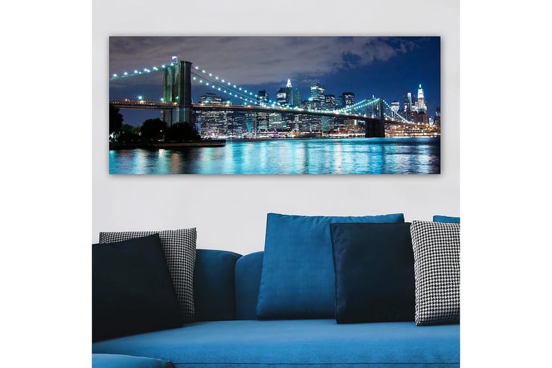 CANVASTAVLA YTY Cities & Countries Flerfärgad 120x50 cm - Inredning & dekor - Tavlor & konst - Canvastavla