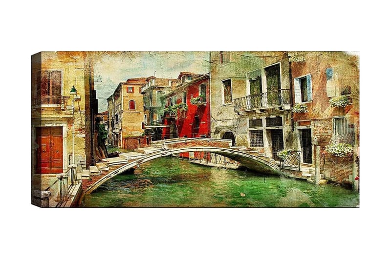 CANVASTAVLA YTY Cities & Countries Flerfärgad 120x50 cm