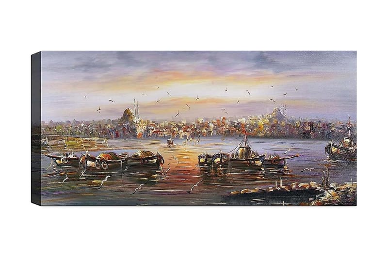 CANVASTAVLA YTY Cities & Countries Flerfärgad 120x50 cm
