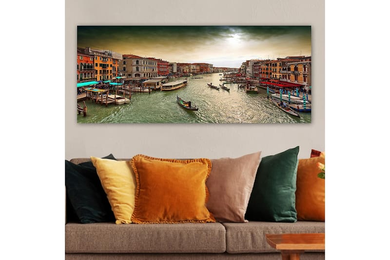 CANVASTAVLA YTY Cities & Countries Flerfärgad 120x50 cm - Inredning & dekor - Tavlor & konst - Canvastavla