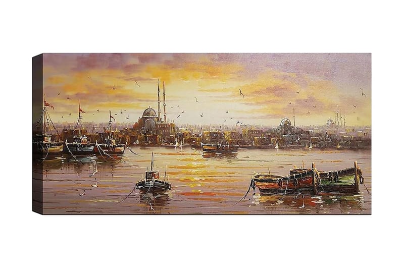CANVASTAVLA YTY Cities & Countries Flerfärgad 120x50 cm