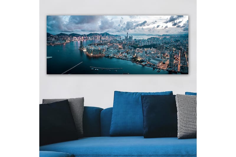 CANVASTAVLA YTY Cities & Countries Flerfärgad 120x50 cm - Inredning & dekor - Tavlor & konst - Canvastavla