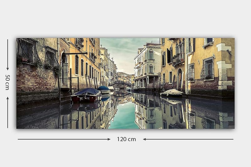 CANVASTAVLA YTY Cities & Countries Flerfärgad 120x50 cm - Inredning & dekor - Tavlor & konst - Canvastavla