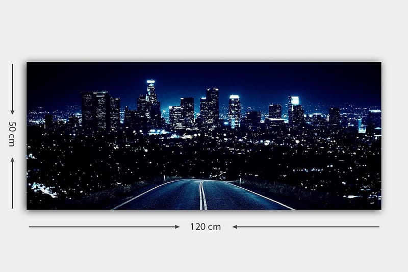 CANVASTAVLA YTY Cities & Countries Flerfärgad 120x50 cm - Inredning & dekor - Tavlor & konst - Canvastavla