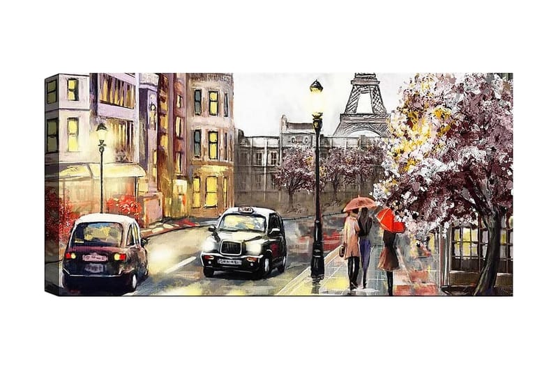 CANVASTAVLA YTY Cities & Countries Flerfärgad 120x50 cm - Inredning & dekor - Tavlor & konst - Canvastavla