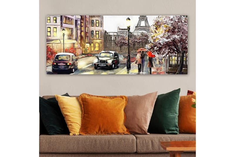 CANVASTAVLA YTY Cities & Countries Flerfärgad 120x50 cm - Inredning & dekor - Tavlor & konst - Canvastavla