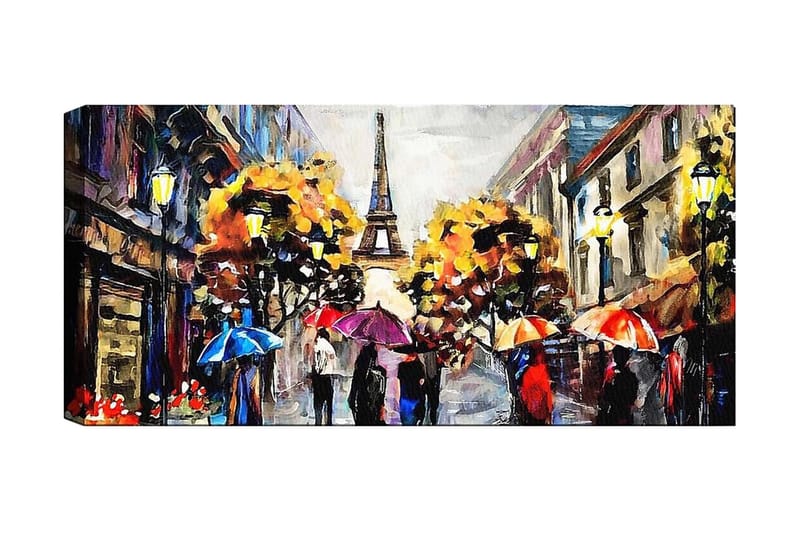 CANVASTAVLA YTY Cities & Countries Flerfärgad 120x50 cm - Inredning & dekor - Tavlor & konst - Canvastavla