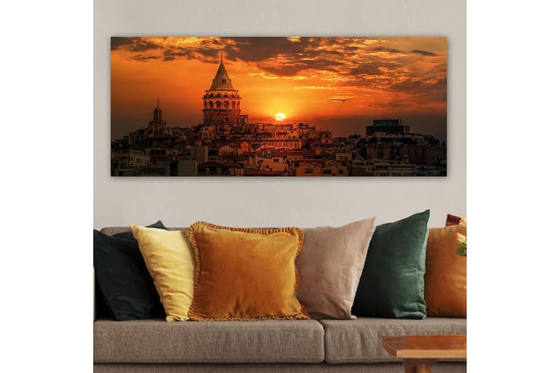 CANVASTAVLA YTY Cities & Countries Flerfärgad 120x50 cm - Inredning & dekor - Tavlor & konst - Canvastavla