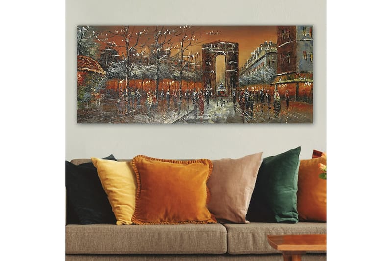 Canvastavla YTY Cities & Countries Flerfärgad - 120x50 cm - Inredning & dekor - Tavlor & konst - Canvastavla