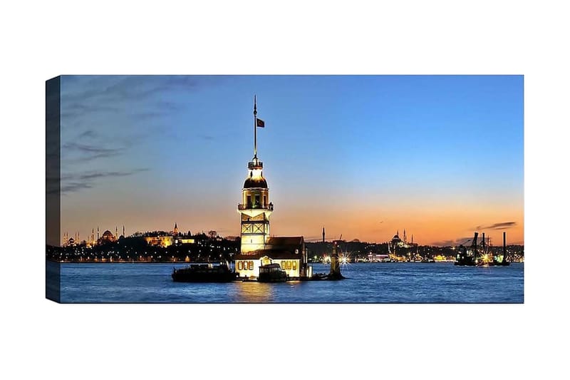 Canvastavla YTY Cities & Countries Flerfärgad, 120x50 cm