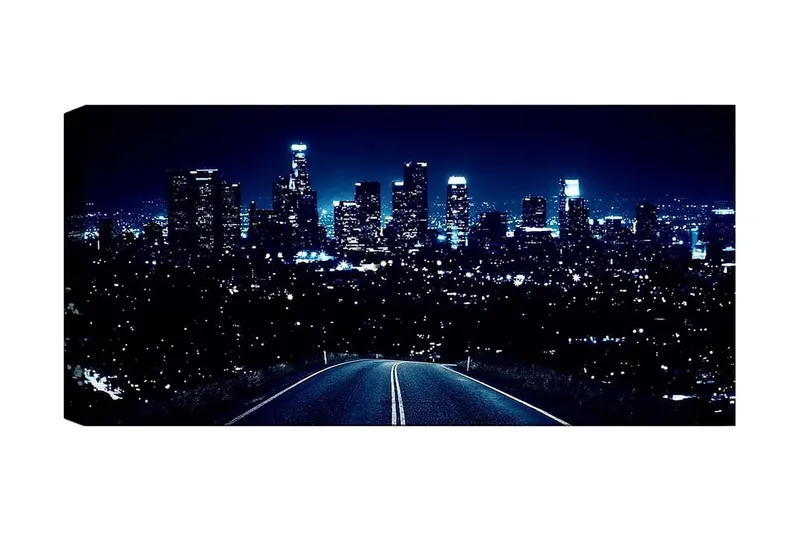 Canvastavla YTY Cities & Countries Flerfärgad, 120x50 cm