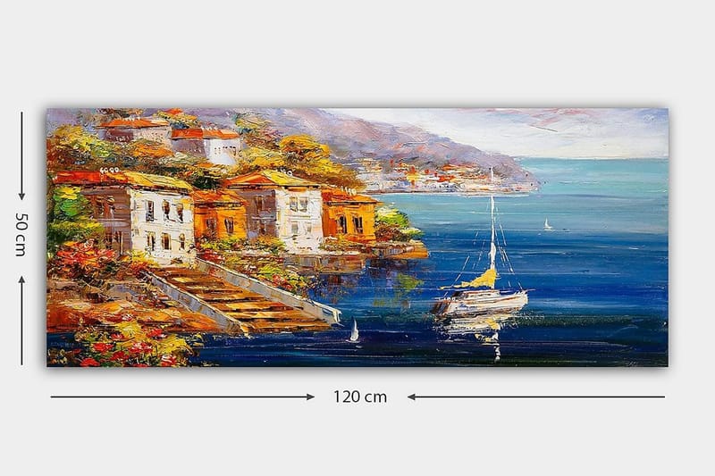 Canvastavla YTY Cities & Countries Flerfärgad - 120x50 cm - Inredning & dekor - Tavlor & konst - Canvastavla