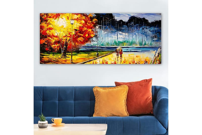 Canvastavla YTY Cities & Countries Flerfärgad - 120x50 cm - Inredning & dekor - Tavlor & konst - Canvastavla