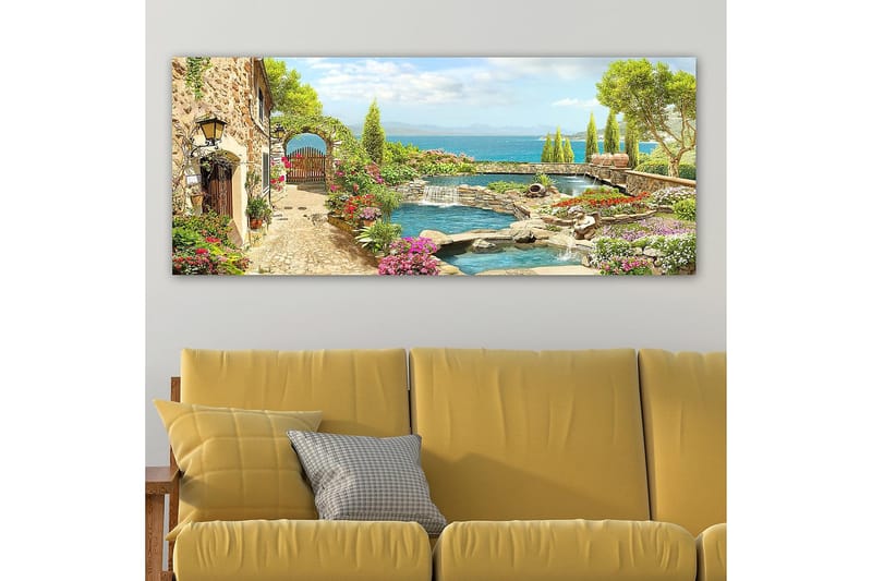 Canvastavla YTY Cities & Countries Flerfärgad - 120x50 cm - Inredning & dekor - Tavlor & konst - Canvastavla