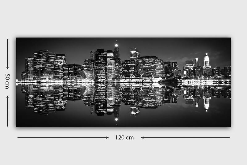 Canvastavla YTY Cities & Countries Flerfärgad - 120x50 cm - Inredning & dekor - Tavlor & konst - Canvastavla