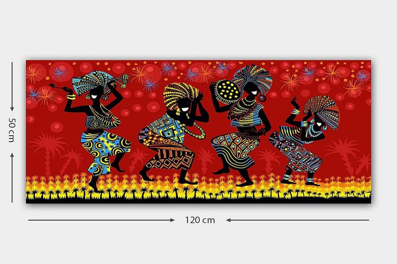 CANVASTAVLA YTY Culture Flerfärgad 120x50 cm - Inredning & dekor - Tavlor & konst - Canvastavla