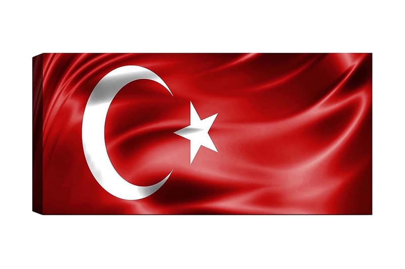 CANVASTAVLA YTY Flag Flerfärgad 120x50 cm - Inredning & dekor - Tavlor & konst - Canvastavla