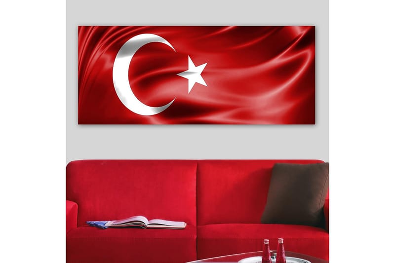 CANVASTAVLA YTY Flag Flerfärgad 120x50 cm - Inredning & dekor - Tavlor & konst - Canvastavla