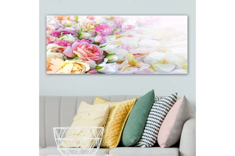 Canvastavla YTY Floral & Botanical Flerfärgad - 120x50 cm - Inredning & dekor - Tavlor & konst - Canvastavla
