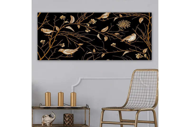 Canvastavla YTY Floral & Botanical Flerfärgad - 120x50 cm - Inredning & dekor - Tavlor & konst - Canvastavla