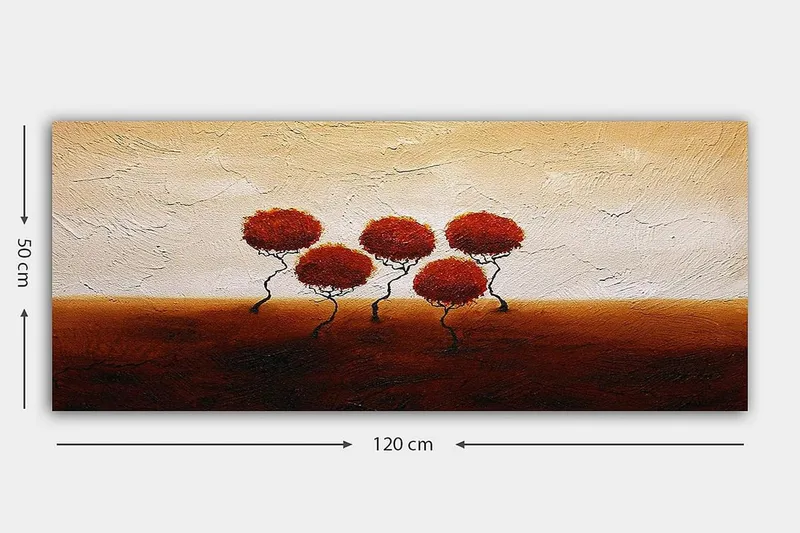 Canvastavla YTY Floral & Botanical Flerfärgad - 120x50 cm - Inredning & dekor - Tavlor & konst - Canvastavla