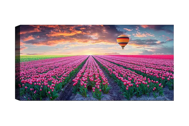 Canvastavla YTY Floral & Botanical Flerfärgad - 120x50 cm - Inredning & dekor - Tavlor & konst - Canvastavla