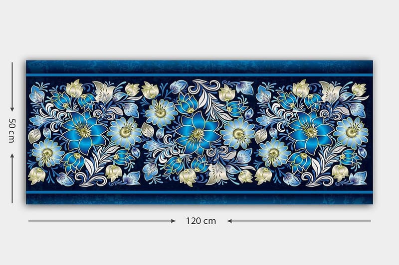 Canvastavla YTY Floral & Botanical Flerfärgad - 120x50 cm - Inredning & dekor - Tavlor & konst - Canvastavla