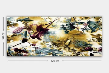 Canvastavla YTY Floral & Botanical Flerfärgad - 120x50 cm - Inredning & dekor - Tavlor & konst - Canvastavla