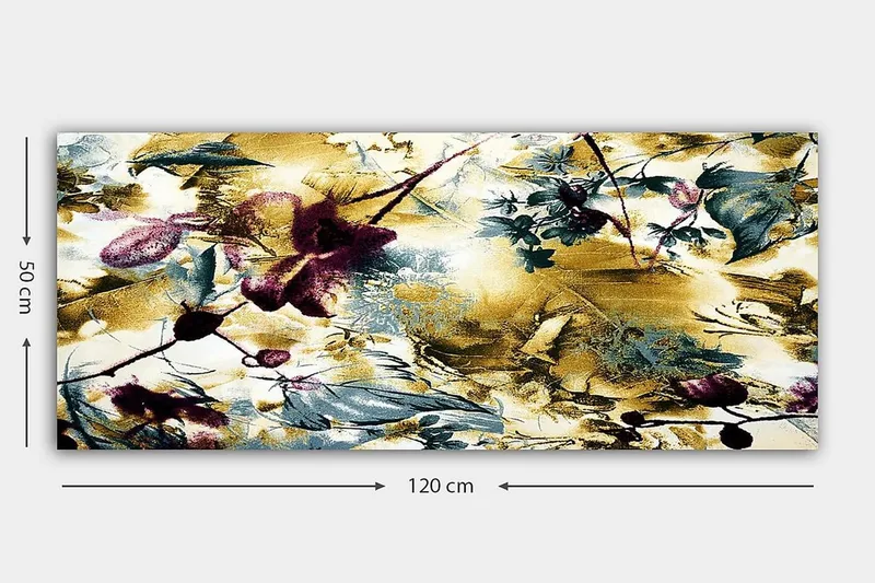 Canvastavla YTY Floral & Botanical Flerfärgad - 120x50 cm - Inredning & dekor - Tavlor & konst - Canvastavla