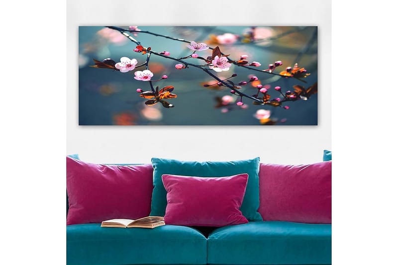 CANVASTAVLA YTY Floral & Botanical Flerfärgad 120x50 cm - Inredning & dekor - Tavlor & konst - Canvastavla