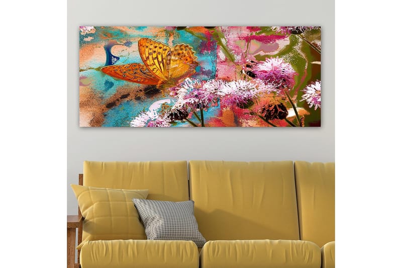CANVASTAVLA YTY Floral & Botanical Flerfärgad 120x50 cm - Inredning & dekor - Tavlor & konst - Canvastavla