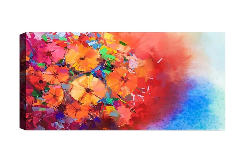 CANVASTAVLA YTY Floral & Botanical Flerfärgad 120x50 cm - Inredning & dekor - Tavlor & konst - Canvastavla