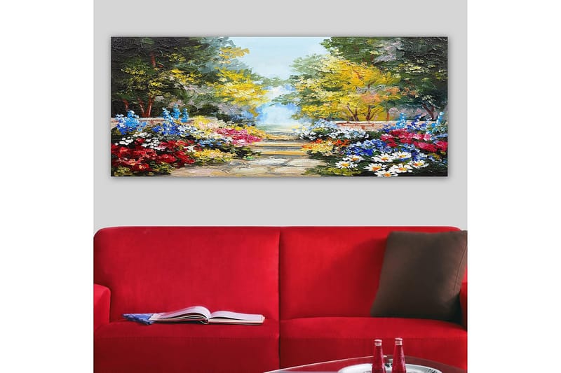 CANVASTAVLA YTY Floral & Botanical Flerfärgad 120x50 cm - Inredning & dekor - Tavlor & konst - Canvastavla