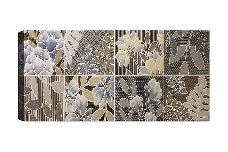 CANVASTAVLA YTY Floral & Botanical Flerfärgad 120x50 cm - Inredning & dekor - Tavlor & konst - Canvastavla