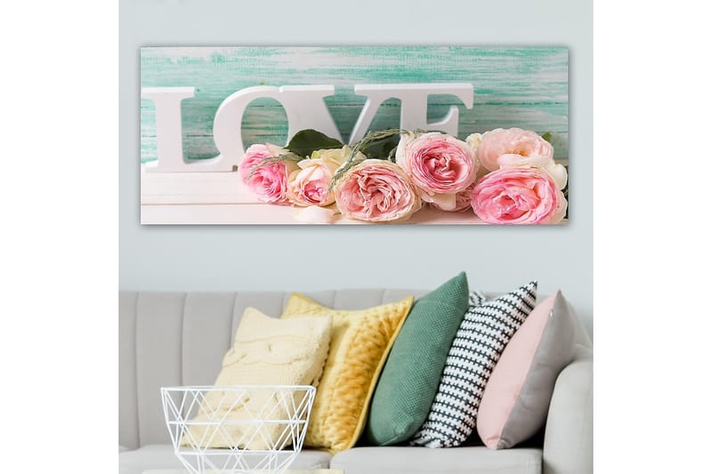 CANVASTAVLA YTY Floral & Botanical Flerfärgad 120x50 cm - Inredning & dekor - Tavlor & konst - Canvastavla