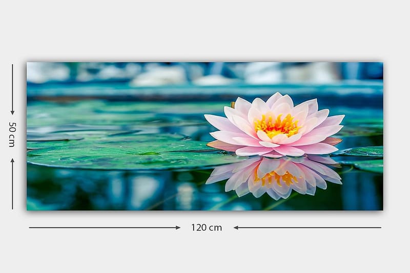 CANVASTAVLA YTY Floral & Botanical Flerfärgad 120x50 cm - Inredning & dekor - Tavlor & konst - Canvastavla