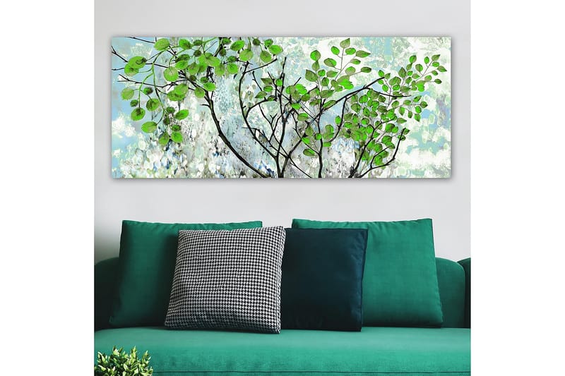 CANVASTAVLA YTY Floral & Botanical Flerfärgad 120x50 cm - Inredning & dekor - Tavlor & konst - Canvastavla