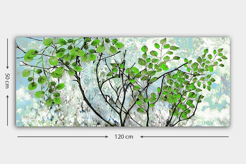 CANVASTAVLA YTY Floral & Botanical Flerfärgad 120x50 cm - Inredning & dekor - Tavlor & konst - Canvastavla