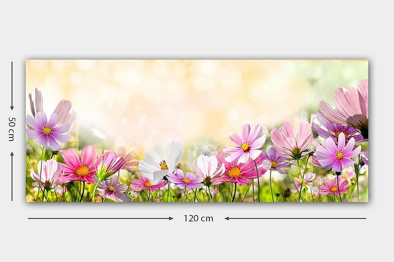 CANVASTAVLA YTY Floral & Botanical Flerfärgad 120x50 cm - Inredning & dekor - Tavlor & konst - Canvastavla