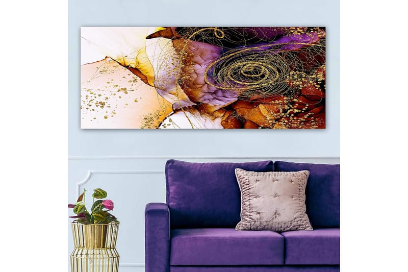 CANVASTAVLA YTY Floral & Botanical Flerfärgad 120x50 cm - Inredning & dekor - Tavlor & konst - Canvastavla