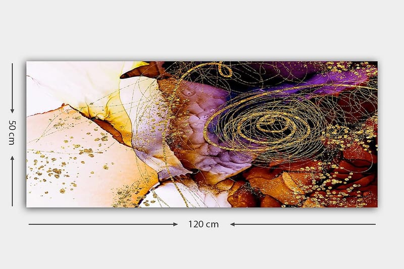 CANVASTAVLA YTY Floral & Botanical Flerfärgad 120x50 cm - Inredning & dekor - Tavlor & konst - Canvastavla