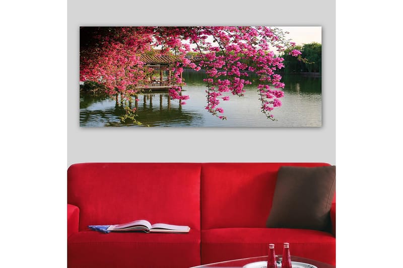 CANVASTAVLA YTY Floral & Botanical Flerfärgad 120x50 cm - Inredning & dekor - Tavlor & konst - Canvastavla