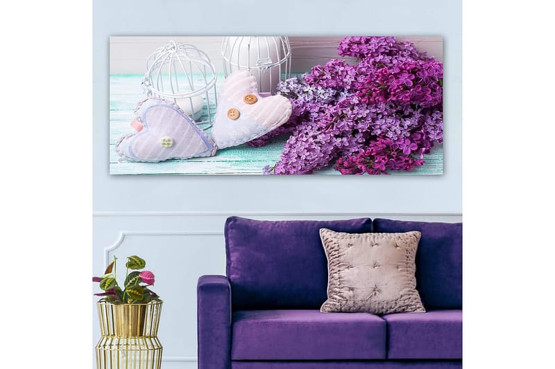 CANVASTAVLA YTY Floral & Botanical Flerfärgad 120x50 cm - Inredning & dekor - Tavlor & konst - Canvastavla